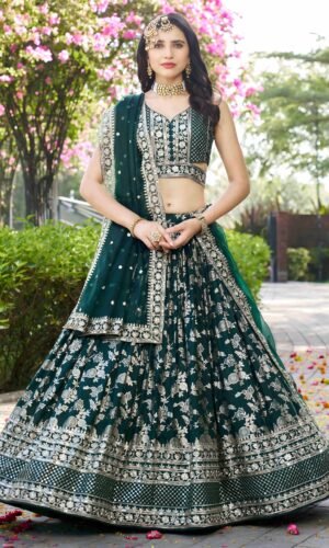 Green Lehenga Choli