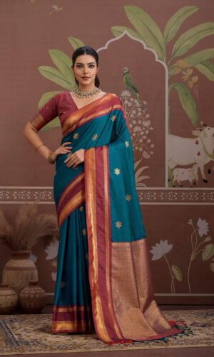 Kontessa Onam Tussar Silk