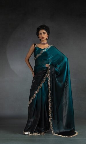Mehek Two Tonee Satin Silk