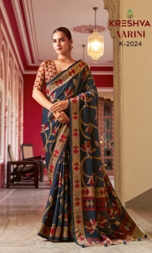 Charukriti Floral Saree