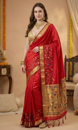 Soft Silk Paithani Saree