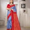 Narayan Pattu Silk Fabric Saree with Sophisticated Ethnic Design