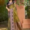 Elegant Soft Silk Saree Wedding wear silk saree latest design